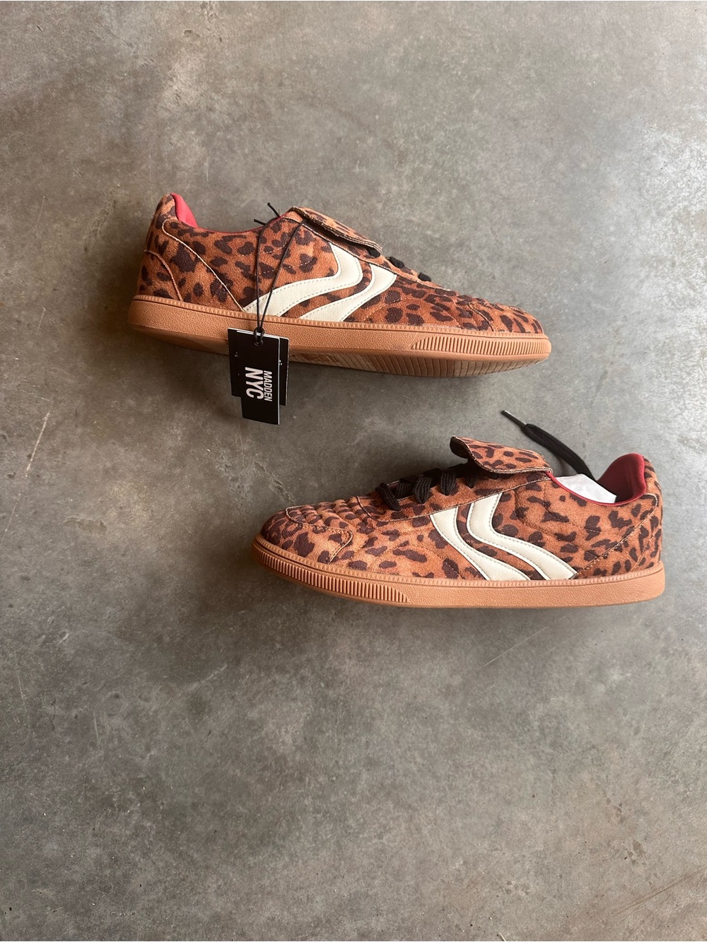 Madden NYC Leapord Sneakers